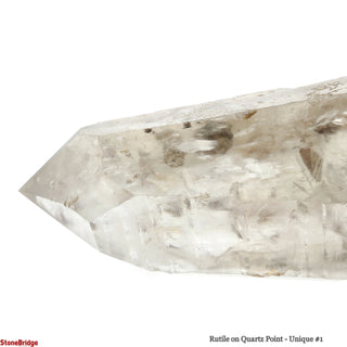 Rutile on Quartz Point U#1 - 8 1/2" from The Rock Space