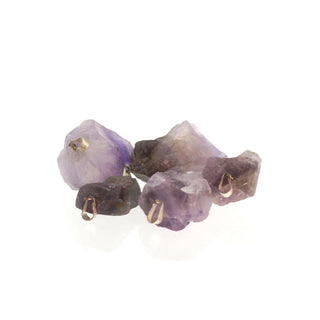 Amethyst Rough Pendants - 5 Pack from The Rock Space