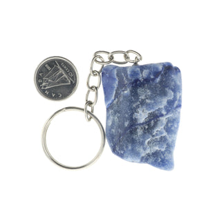 Keychain - Blue Aventurine Tumbled from The Rock Space