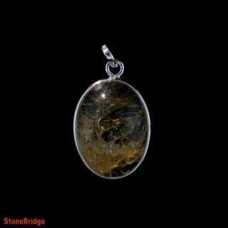 Citrine Cabochon - 925 Silver Pendant from The Rock Space