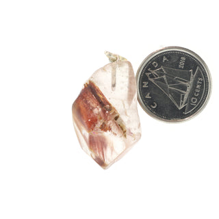 Quartz with Hematite Polished Point Pendant from The Rock Space