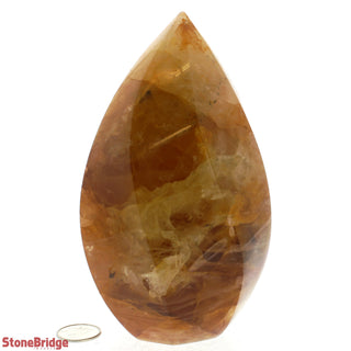 Golden Healer Flame Sculpture U#3 - 5" x 3" from The Rock Space