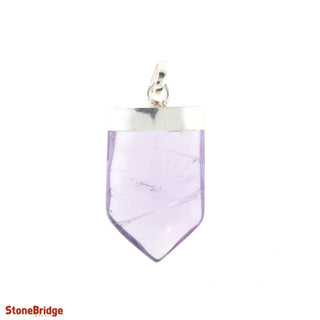 Amethyst V-Tongue - 925 Silver Pendant from The Rock Space