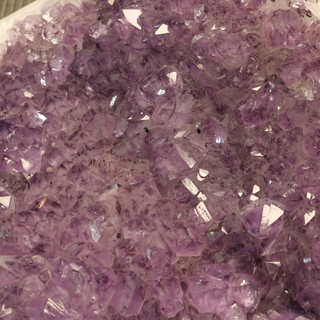 Selene Amethyst Geode Cluster Table - Polished Edge U#2 from The Rock Space