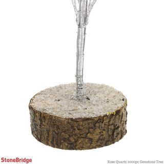 Quartz (Rose Coloured) - 1000pc Gemstone Tree from The Rock Space