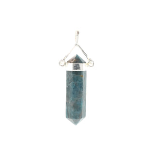Blue Apatite Double Terminated Swivel - 925 Silver Pendant from The Rock Space
