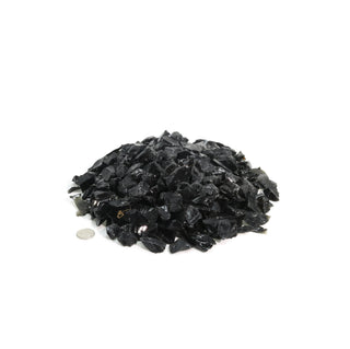 Obsidian Black Chips - 1kg from The Rock Space