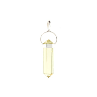 Gold Quartz Double Terminated - 925 Silver Pendant from The Rock Space