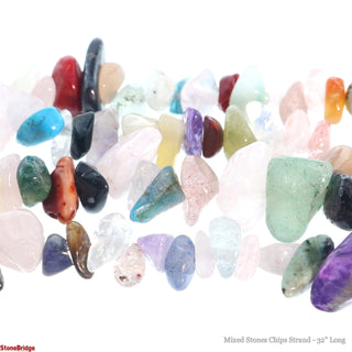 Mixed Stones Chip Strands - 5mm to 8mm from The Rock Space