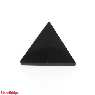 Black Obsidian Pyramid #6 - 2 1/2" to 2 3/4" Wide from The Rock Space