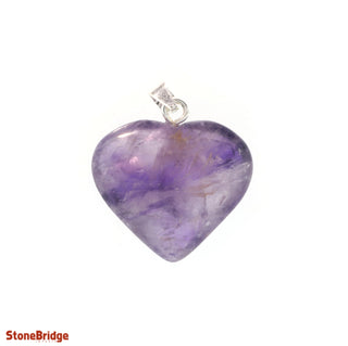 Amethyst Heart - 925 Silver Pendant from The Rock Space
