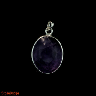 Amethyst Cabochon - 925 Silver Pendant from The Rock Space