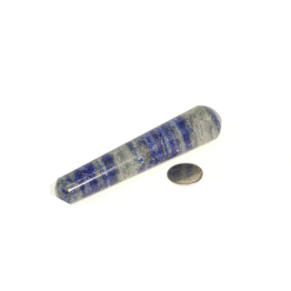 Lapis Lazuli A Rounded Massage Wand - Medium #2 - 3" to 4" from The Rock Space