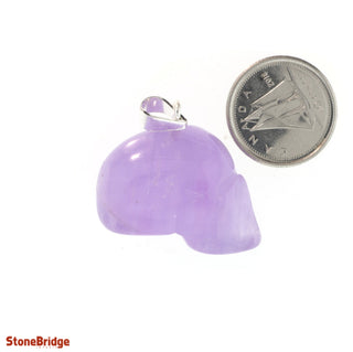 Amethyst Skull - 925 Silver Pendant from The Rock Space