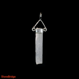 Selenite Point Swivel - 925 Silver Pendant from The Rock Space