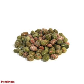 Unakite Tumbled Stones - India from The Rock Space
