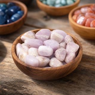 Kunzite A Tumbled Stones from The Rock Space