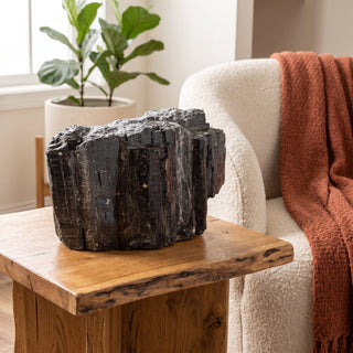 Black Tourmaline Cut Base Tower #6 from Stonebridge Imports