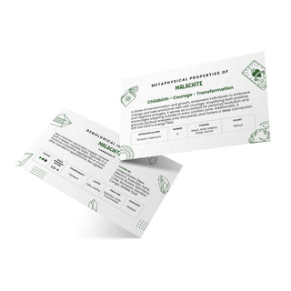 Stone Meaning Cards - Malachite - 10 Pack from Stonebridge Imports