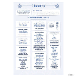 QuickStudy Guide 2.0 - Mantras (PDF File) from The Rock Space