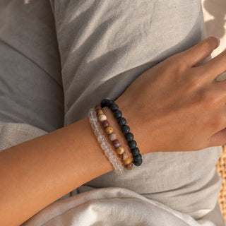 Mookaite Jasper Bead Bracelet from The Rock Space