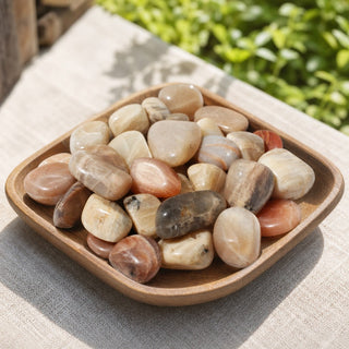 Multicolour Moonstone Tumbled Stones from The Rock Space