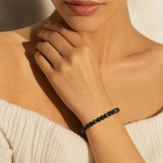 Obsidian Bead Bracelet from Stonebridge Imports