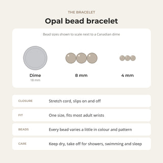 Opal Bead Bracelet from The Rock Space