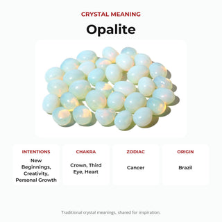 Opalite Tumbled Stones (Synthetic) from The Rock Space