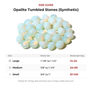 Opalite Tumbled Stones (Synthetic) from The Rock Space