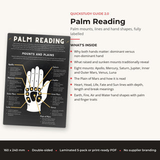 QuickStudy Guide 2.0 - Palm Reading (PDF File) from The Rock Space