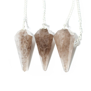 Smoky Quartz Pendulum 6 Facet & Bead - 3 Pack from The Rock Space