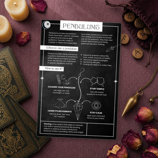 QuickStudy Guide 2.0 - Pendulums (PDF File) from Stonebridge Imports