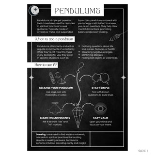 QuickStudy Guide 2.0 - Pendulums (PDF File) from Stonebridge Imports