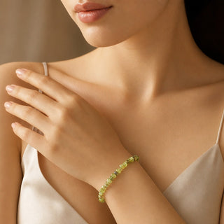 Peridot Chip Bracelet from The Rock Space