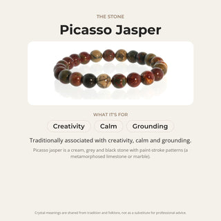 Picasso Jasper Bead Bracelet from The Rock Space