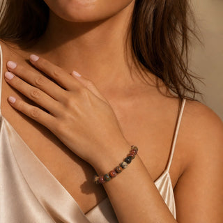 Picasso Jasper Bead Bracelet from The Rock Space