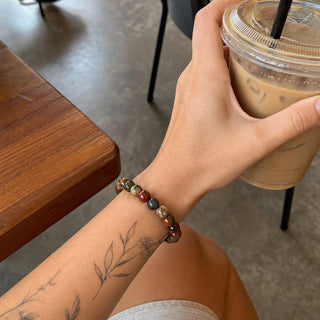 Picasso Jasper Bead Bracelet from The Rock Space