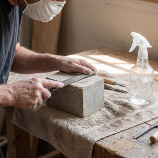 Soapstone for Carving Block - 6x6x6 from The Rock Space