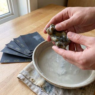 Soapstone for Carving Block - 3x3x5" from The Rock Space