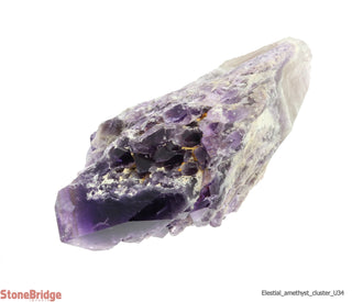 Amethyst Elestial Quartz Cluster U#34 - 9"    from Stonebridge Imports