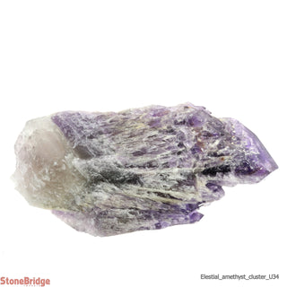 Amethyst Elestial Quartz Cluster U#34 - 9"    from Stonebridge Imports