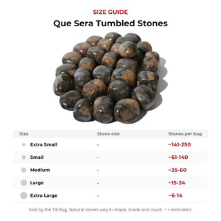 Que Sera Tumbled Stones from The Rock Space