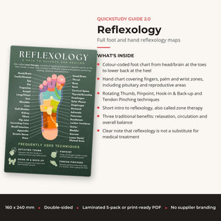QuickStudy Guide 2.0 - Reflexology (PDF File) from The Rock Space