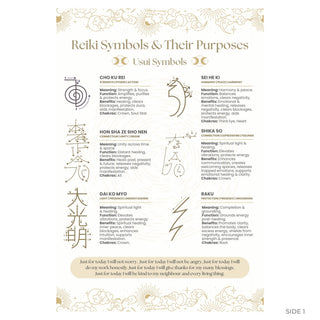 QuickStudy Guide 2.0 - Reiki (PDF File) from The Rock Space