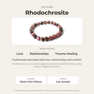 Rhodochrosite Bead Bracelet from Stonebridge Imports