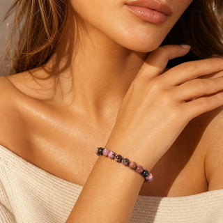 Rhodochrosite Bead Bracelet from Stonebridge Imports