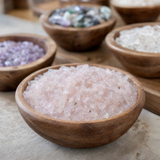 Rose Quartz B Tumbled Stones - Assorted Tiny from The Rock Space