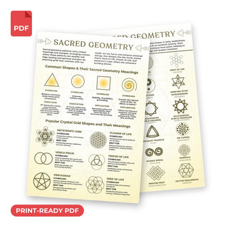 QuickStudy Guide 2.0 - Sacred Geometry (PDF File) from The Rock Space