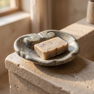 Soap Dish Soapstone Shell from The Rock Space